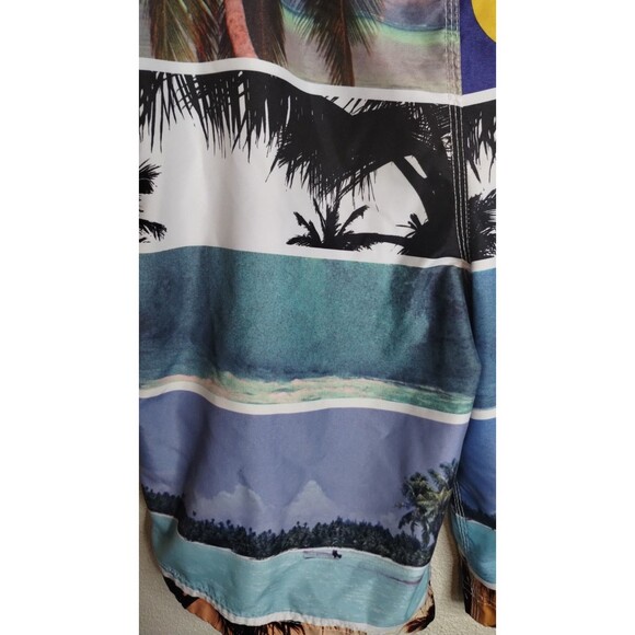 Corona Extra Beer Multicolor Palm Trees Hawaiian Board Shorts Swim Shorts (36) - Picture 7 of 9